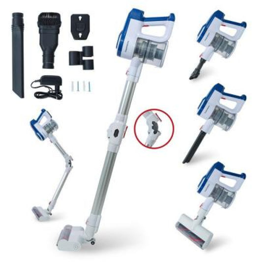 Amsta Amvc2415flex Μαύρη Πολυλειτουργική Ασύρματη Ηλεκτρική Σκούπα