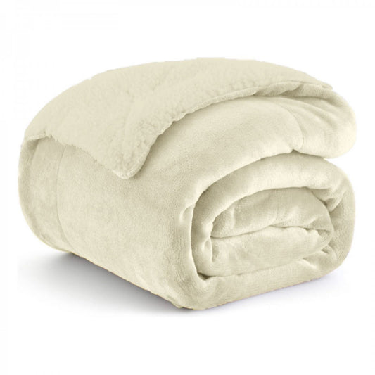 Κουβέρτα Πάπλωμα Υπέρδιπλη Flannel Sherpa 220X240