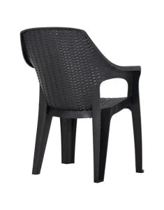 Πολυθρόνα Queen Rattan 58×45×85cm (Ανθρακί)