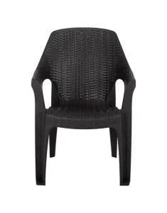 Πολυθρόνα Queen Rattan 58×45×85cm (Ανθρακί)